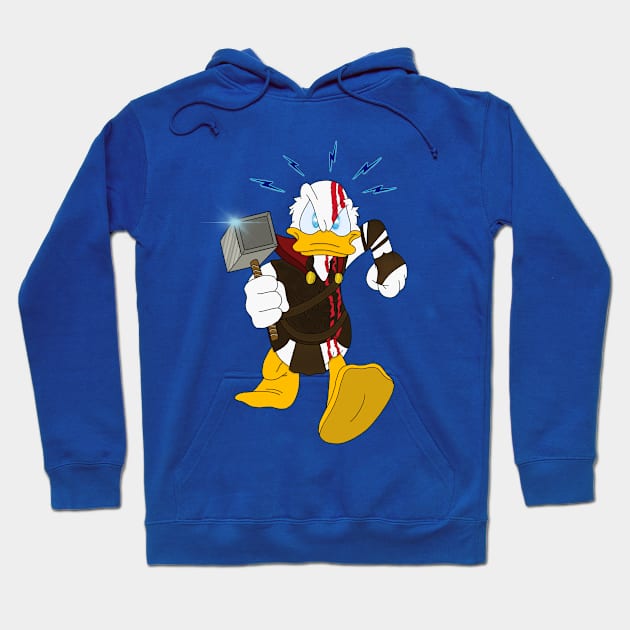 Duck of Thunder Hoodie by WkDesign